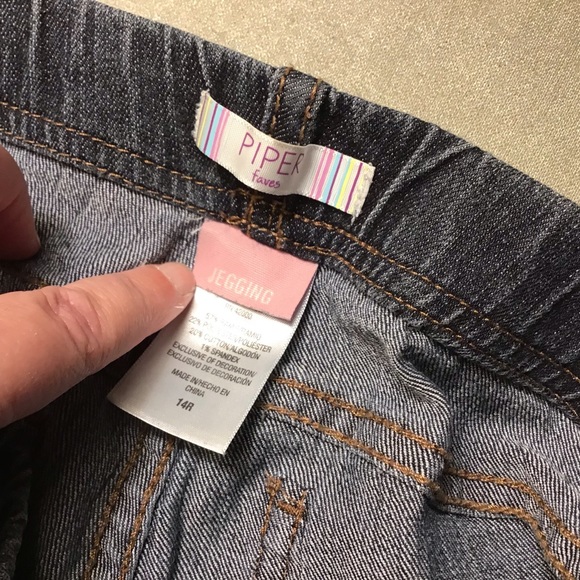 Piper Jeggings Jeans Leggings Dark Wash - Picture 5 of 6